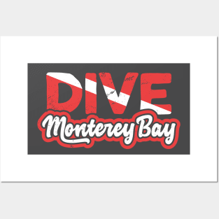 Scuba Diving T-Shirt Dive Monterey Bay Diver Posters and Art